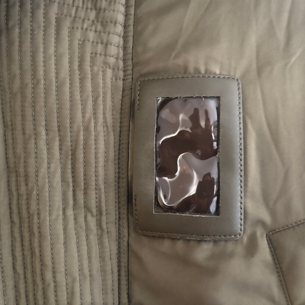 $4000 Juun.J Olive Green N2-B Flight Bomber Jacket Fur Hood - Medium - Large - Picture 14 of 15